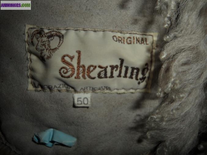 MANTEAU PEAU RETOURNEE SHEARLING