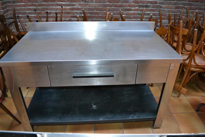 Table travail inox