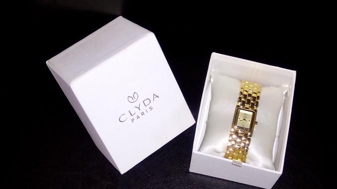 Montre femme plaqué or