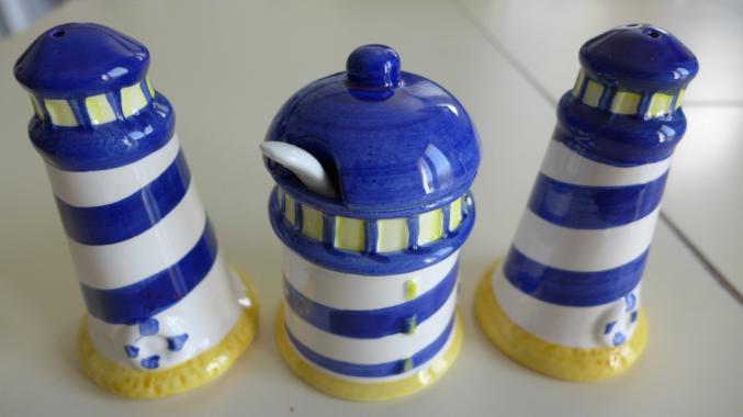 Ensemble Assaisonnement de Table NEUF "La Mer"