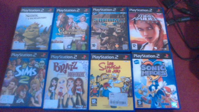 Ps2+Ses 8 Jeux