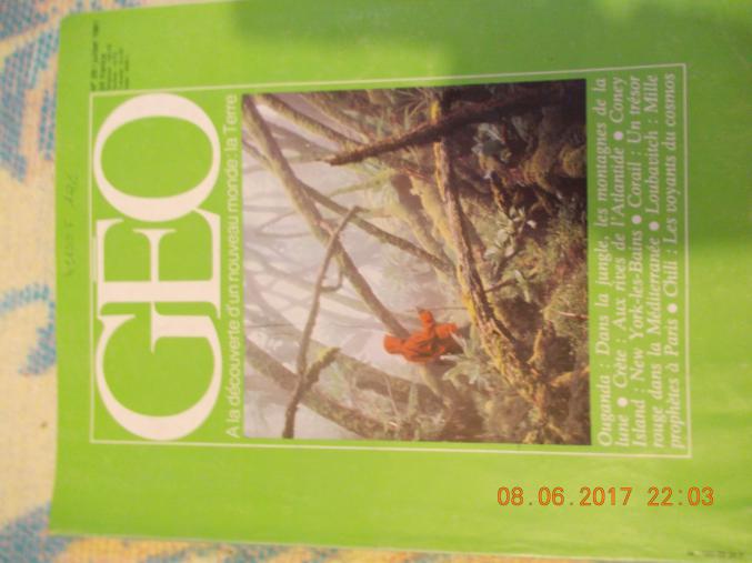 Lot revues diverses "Géo"