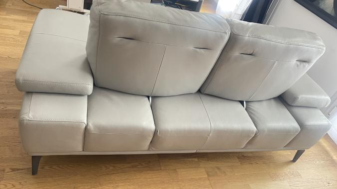 Canapé contemporain cuir