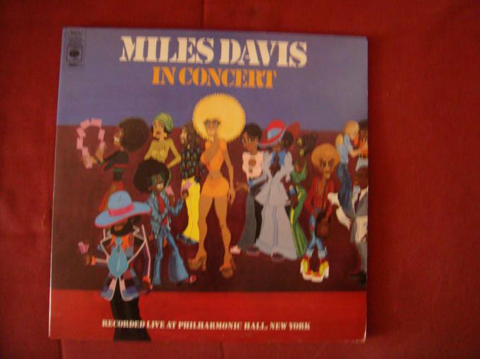 Disque vinyl double 33 tours "In concert" de Miles DAVIS