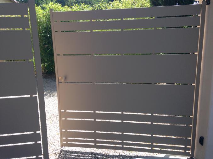 Portail Acier Beige Himalia 3M50*1.82