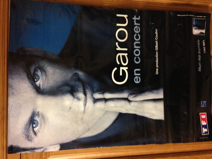 AFFICHE CONCERT GAROU