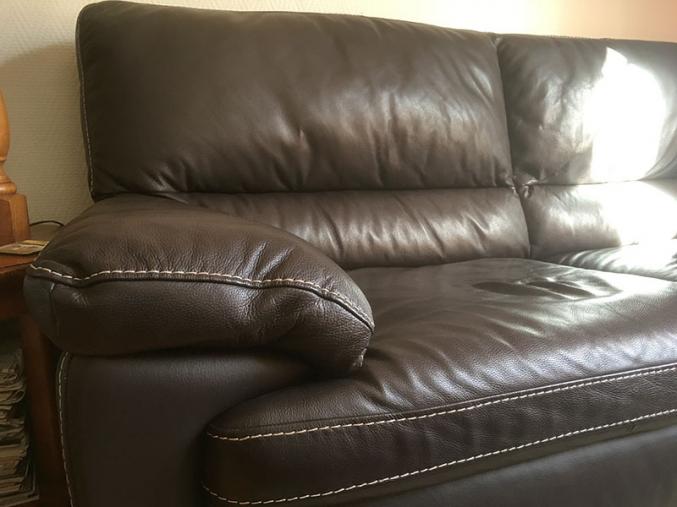 Canapé en cuir