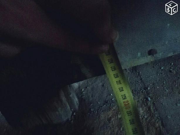 Double porte d'entrée ancienne bois