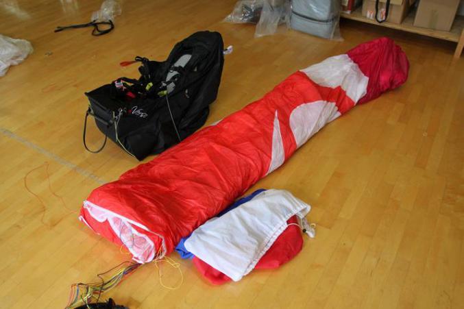 Parapente complète brillant 4e 22FR A + VERSO S 54-66 kg 