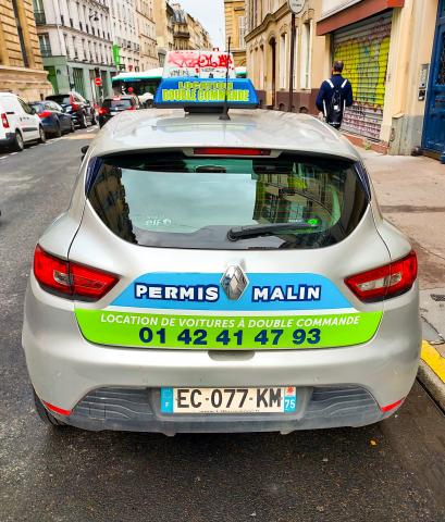 Location de voiture double commande