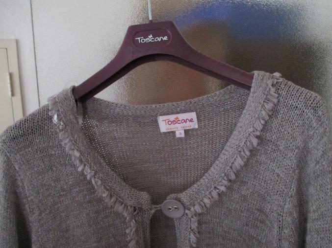 Gilet gris clair Toscane