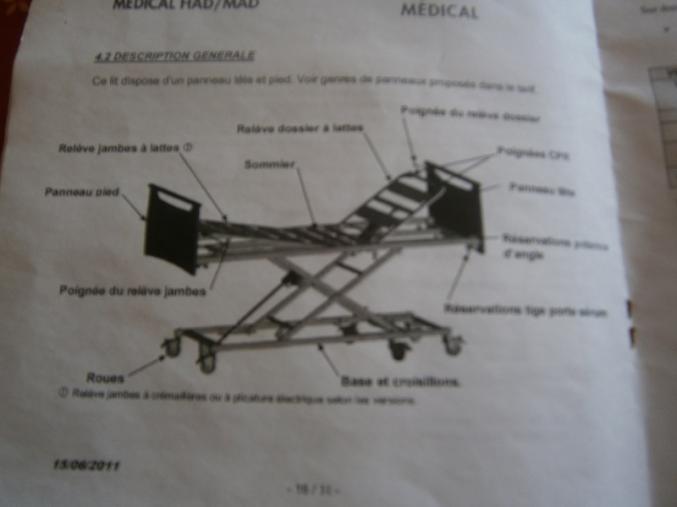 Lit Médicalisé Electrique