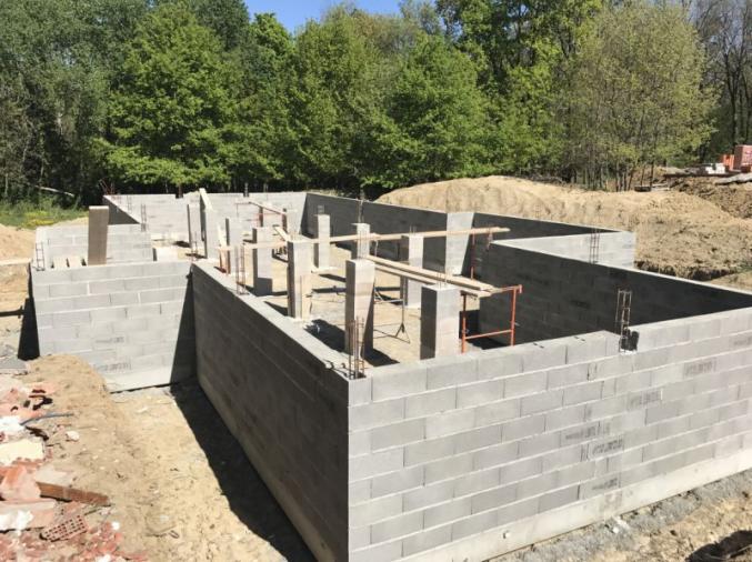 Construction de bâtiment.