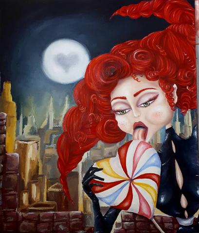 Peinture en l'huile "Spinelle"