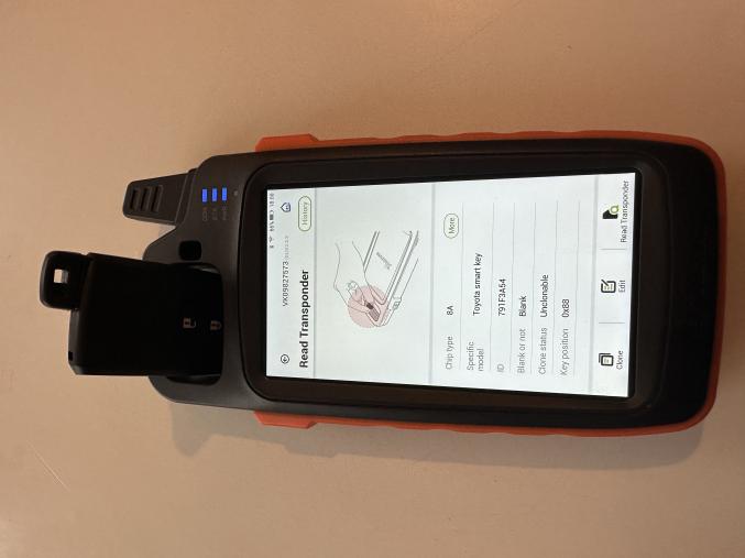 Nouvelle clé intelligente Toyota Auris Yaris