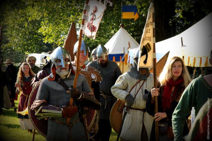 Médiévales de Montfort sur Risle "Bataille de Mortemer et Rapaces"
