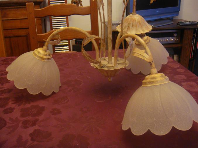 Lustre en fer forgé