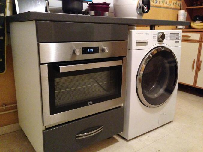 Meuble de cuisine plan de travail