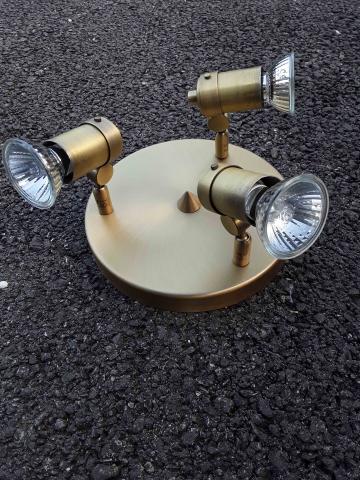 Lot de 4 lustres 3 branches