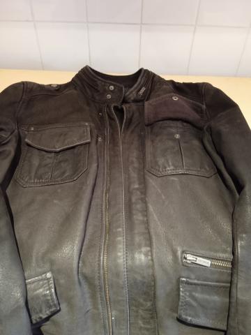 BLOUSON EN CUIR