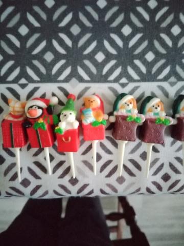 Decor de buches de noel