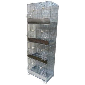 Cage batterie canaris