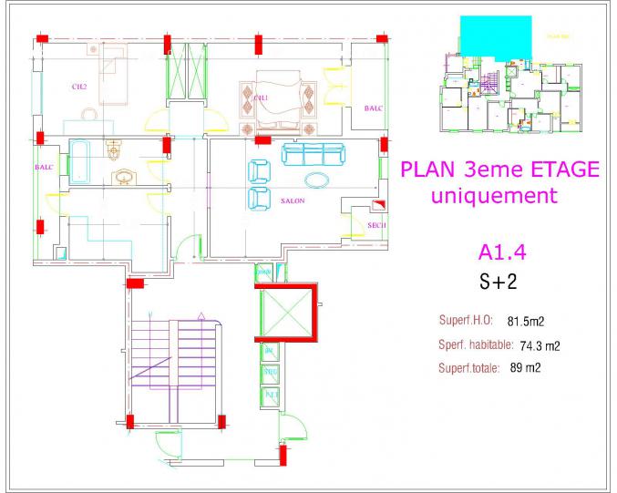 Des appartements en tunisie