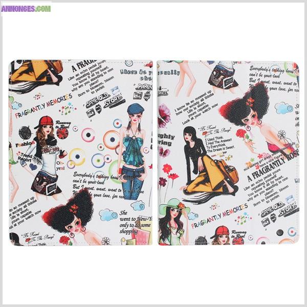 ÉTUI DE PROTECTION IPAD 2, 3 ET 4 MOTIFS LADIES (MODE)