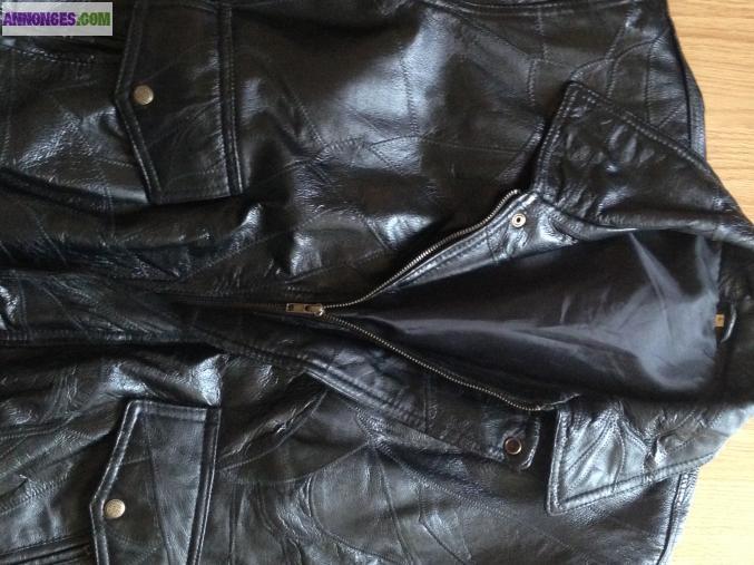 Blouson cuir