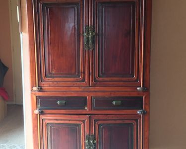 Meuble chinois laqué