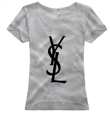 T-shirts Ysl populaires de femmes, femmes YSL courts de sortie t-shirts