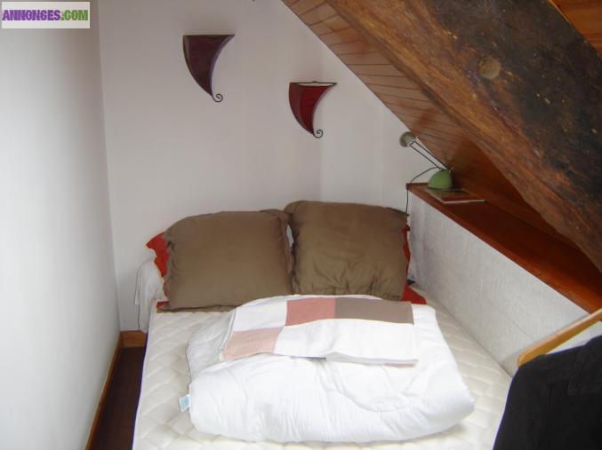 Maison de pêcheur rénovée dans le bourg de QUIMIAC,