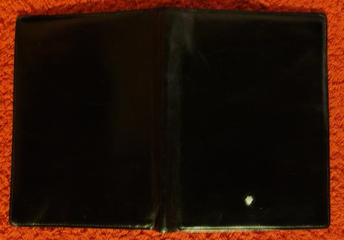 PORTEFEUILLE MONTBLANC HAMBURG PORTE PORTE CARTES CUIR NOIR WALLET