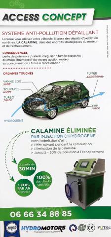 Deacalaminage, moteur, a l’hydrogène