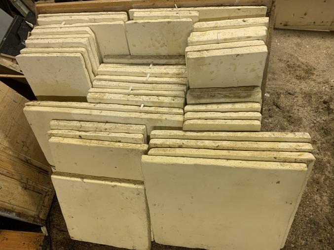 Surplus de dalles de jardin