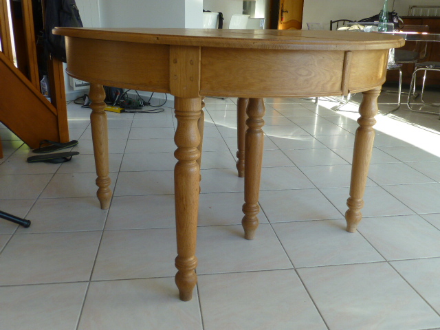 Table en chene ronde