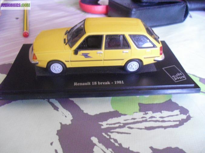 VOITURE COLLECTION RENAULT 18 BREAK 1981