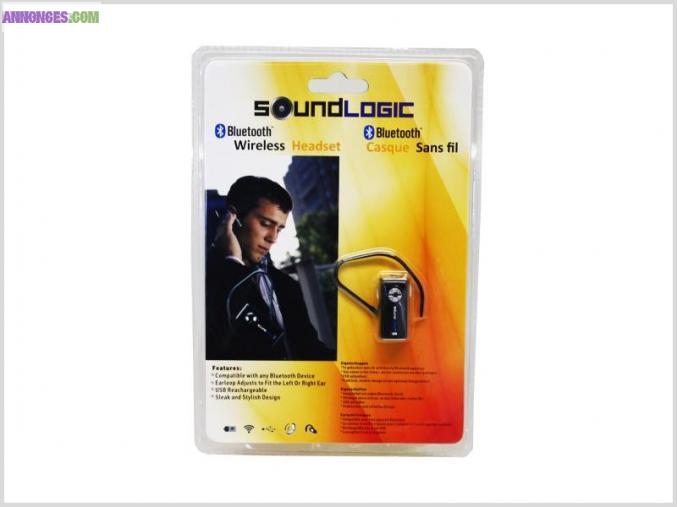 Oreillette Bluetooth (Soundlogic V2.0+ EDR 12258) 