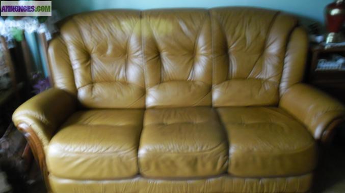 Canapé cuir