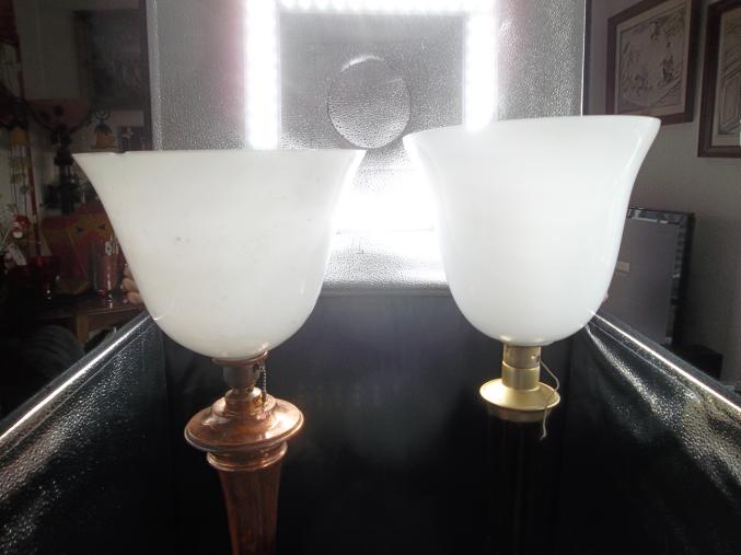 2 lampes Mazda année 30/50