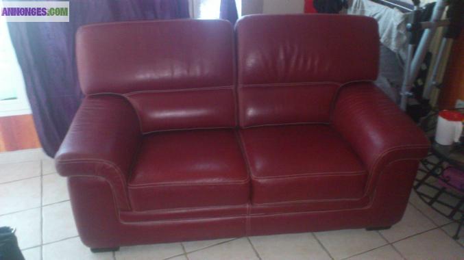 Canapé en cuir