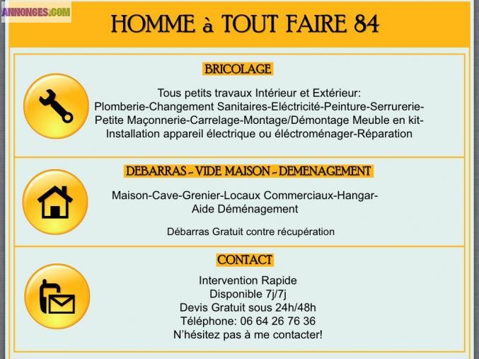 HOMME à TOUT FAIRE