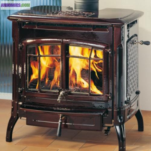POÊLES À BOIS-BENNINGTON 17KW - HERGOM