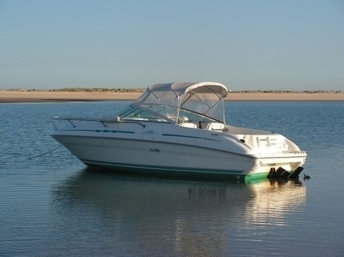 Bateau cabine Sea ray 215 express cruiser a donné