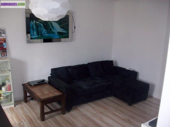 Appartement de 70 m2 avec cour en plein centre(t4)