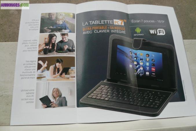 Tablette tactile avec son clavier