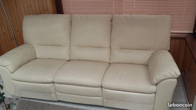 Canapé cuir