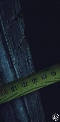 Double porte d'entrée ancienne bois