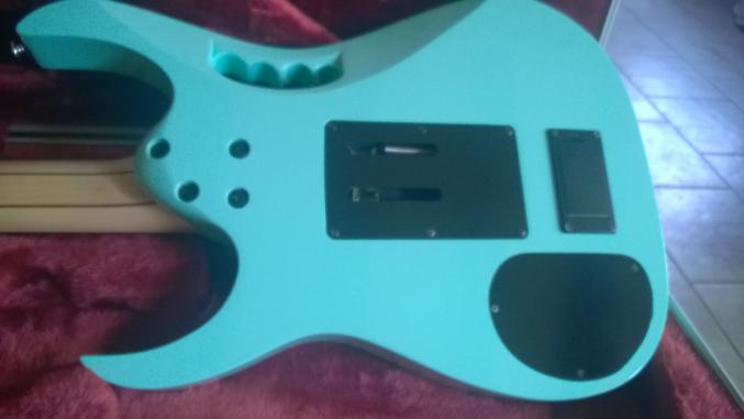 Guitare Ibanez prestige jem 70v "sea foam green" 