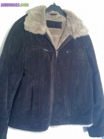 Veste en cuir pour femme Neuf